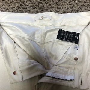 White 7mankind jeans